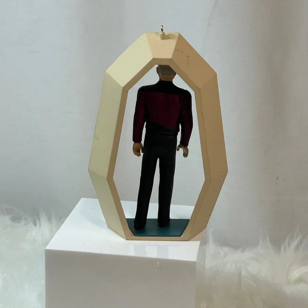 Star Trek TNG Picard Transporter Hallmark Ornament‎ 1995 PAR. PIC.